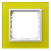 Klawisze i ramki - Ospel Ramka  pojedyncza IMPRESJA - szkło limonka - miniaturka - grafika 1