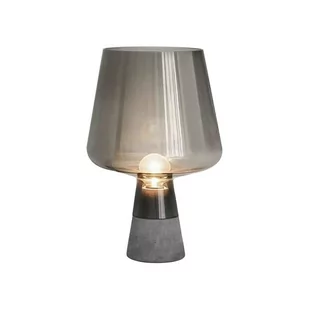 Abigali Stojąca LAMPA stołowa GOBLET TLS-E27 Abigali szklana LAMPKA nocna przydymiona TLS-E27 - Lampy stojące - miniaturka - grafika 1