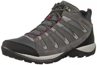 Buty trekkingowe męskie - Columbia Męskie buty trekkingowe Redmond V2, 1, Szary - Grafitowy czerwony jasper - 38.5 EU - miniaturka - grafika 1