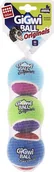 Zabawki dla psów - Gigwi piłki tenisowe dla psa zestaw 3 szt. rozmiar M - miniaturka - grafika 1