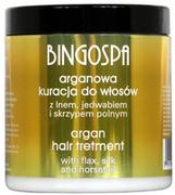 Odżywki do włosów - BingoSpa Arganowa kuracja do włosów z lnem, jedwabiem i skrzypem polnym - miniaturka - grafika 1