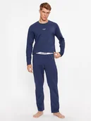 Piżamy męskie - Guess Piżama U2BX00 KBZG0 Niebieski Regular Fit - miniaturka - grafika 1