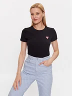 Koszulki i topy damskie - Guess T-Shirt W2YI44 J1314 Czarny Slim Fit - miniaturka - grafika 1
