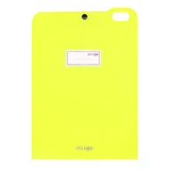 Teczki i skoroszyty - Organizer pionowy Strigo A4 z 5 przekładkami neonowy zielony teczka projektowa - miniaturka - grafika 1