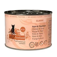 Mokra karma dla kotów - Catz finefood mokra karma dla kota Classic Adult Nr 25 Kurczak i tuńczyk 6x200 g - miniaturka - grafika 1