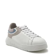 Trampki damskie - Emporio Armani Skórzane trampki - miniaturka - grafika 1