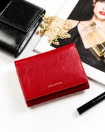 Portfele - PETERSON skórzany portfel damski PL445 RFID czerwony PL445 - miniaturka - grafika 1