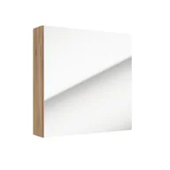 Szafki łazienkowe - Szafka lustrzana Salsa E60 60 x 60 x 15 cm 1D0S DSM dąb craft złoty+lustro - miniaturka - grafika 1