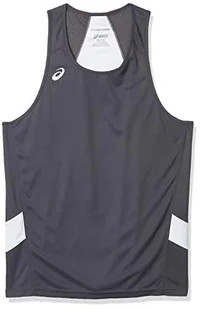 ASICS Team Sweep Singlet, stal szary/biały, duży - Koszulki sportowe męskie - miniaturka - grafika 1