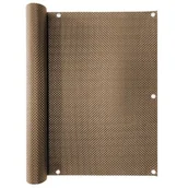 Pozostałe meble ogrodowe - Osłona balkonowa MIRPOL OS-PS 0.9 x 3 m Brązowy - miniaturka - grafika 1