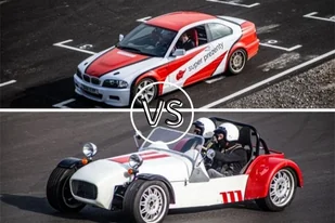 BMW 330 E46 vs GKD Lotus Super 7 - Czasopisma - miniaturka - grafika 1