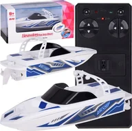 Modele zdalnie sterowane - Jokomisiada Zdalnie sterowany Jacht dla dzieci Zabawka Łódka na pilota do wody RC0671 - miniaturka - grafika 1