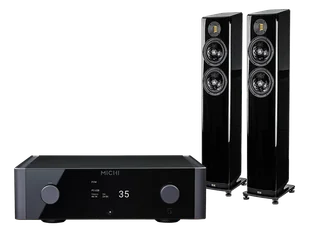 Rotel Michi X3 S2 (czarny) + Vela FS408.2 (czarny) - Zestawy stereo - miniaturka - grafika 1