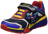 Buty dla chłopców - Geox J Bayonyc Boy A sneakersy chłopięce, Niebieski Royal Red, 26 EU - miniaturka - grafika 1