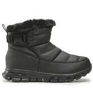 Śniegowce damskie - SKECHERS NOCTURNE ŚNIEGOWCE DAMSKIE NA ZIMĘ CZARNE CIEPŁE 36 JKB - miniaturka - grafika 1