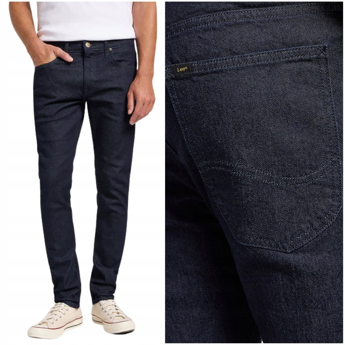 Lee LUKE slim Rinse Raine DżINS mocno zwężane spodnie jeansowe W32 L32