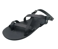 Sandały męskie - Czarne sandały męskie ze skóry naturalnej SANDINISTA S4685 [Rozmiar: 41] - miniaturka - grafika 1