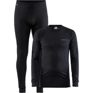 Bielizna sportowa męska - Zestaw dla mężczyzn Craft Set Core Dry Baselayer Rozmiar: XXL / Kolor: czarny - miniaturka - grafika 1