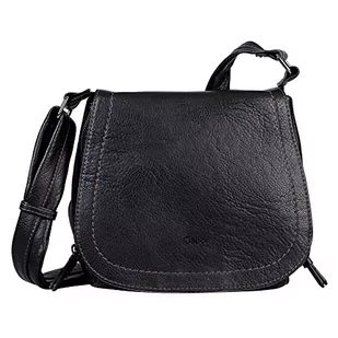Gabor Damska torba Kara Flap Bag M no Zip, czarny - Torebki damskie - miniaturka - grafika 1