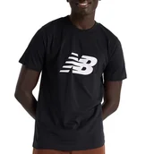 Koszulki męskie - Koszulka męska New Balance MT43906BK - czarna - miniaturka - grafika 1