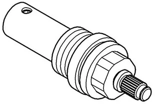 GROHE 41024000 head part Eurotec/Egatec 1/2" - Pisuary - miniaturka - grafika 1