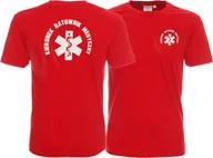 Odzież robocza - Promostars LPP - Koszulka męska KIERUNEK RATOWNIK MEDYCZNY czerwona - miniaturka - grafika 1