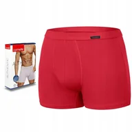 Majtki męskie - Bokserki CORNETTE AUTHENTIC MINI czerwony XXL - miniaturka - grafika 1