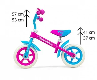 Milly Mally Rowerek Biegowy Dragon Candy #B1 - Rowerki biegowe - miniaturka - grafika 2