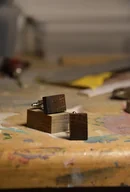 Spinki do mankietów i krawatów - Dąb szypułkowy (Quercus robur L.) spinki do mankietów - miniaturka - grafika 1