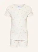 Piżamy dla dziewczynek - Sanetta Piżama Z Szortami weiss - miniaturka - grafika 1