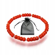 Bransoletki - Bransoletka Naturalny czerwony Koral oponki 4x5 Srebro 925 gumka 20 cm, bez marki, AG00000208 - miniaturka - grafika 1