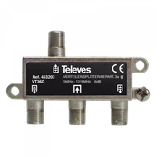 Rozgałęźniki i multiswitche do TV-SAT - Rozgałęźnik antenowy rtv 3-drożny F3D 453203 TELEVES - miniaturka - grafika 1
