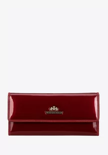 Duży portfel damski rozkładany ze skóry lakierowanej bordowy - Portfele Duży portfel damski rozkładany ze skóry lakierowanej bordowy - Portfele - miniaturka - grafika 1