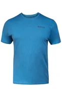 Koszulki męskie - Niebieski t-shirt męski 4240-2100, Kolor niebieski, Rozmiar M, Mustang - Primodo.com - miniaturka - grafika 1