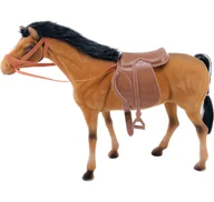 Maskotki i pluszaki - KOŃ FLOKOWANY BRĄZOWY - miniaturka - grafika 1