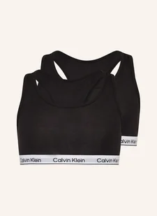 Calvin Klein Biustonosz Bustier, 2 Szt. schwarz - Biustonosze - miniaturka - grafika 1