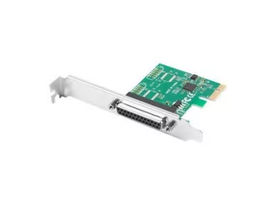 LANBERG LANBERG Karta PCI EXPRESS LPT (DB25) X1 LANBERG + ŚLEDŹ LOW PROFILE PCE-LPT-001 - Kontrolery - miniaturka - grafika 1