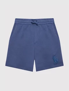 Spodnie i spodenki dla dziewczynek - Ralph Lauren Polo Szorty sportowe 323861029001 Granatowy Regular Fit - grafika 1