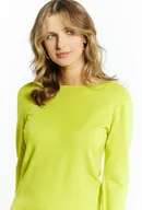 Swetry damskie - Sweter damski z wiązaniem - Monnari - miniaturka - grafika 1