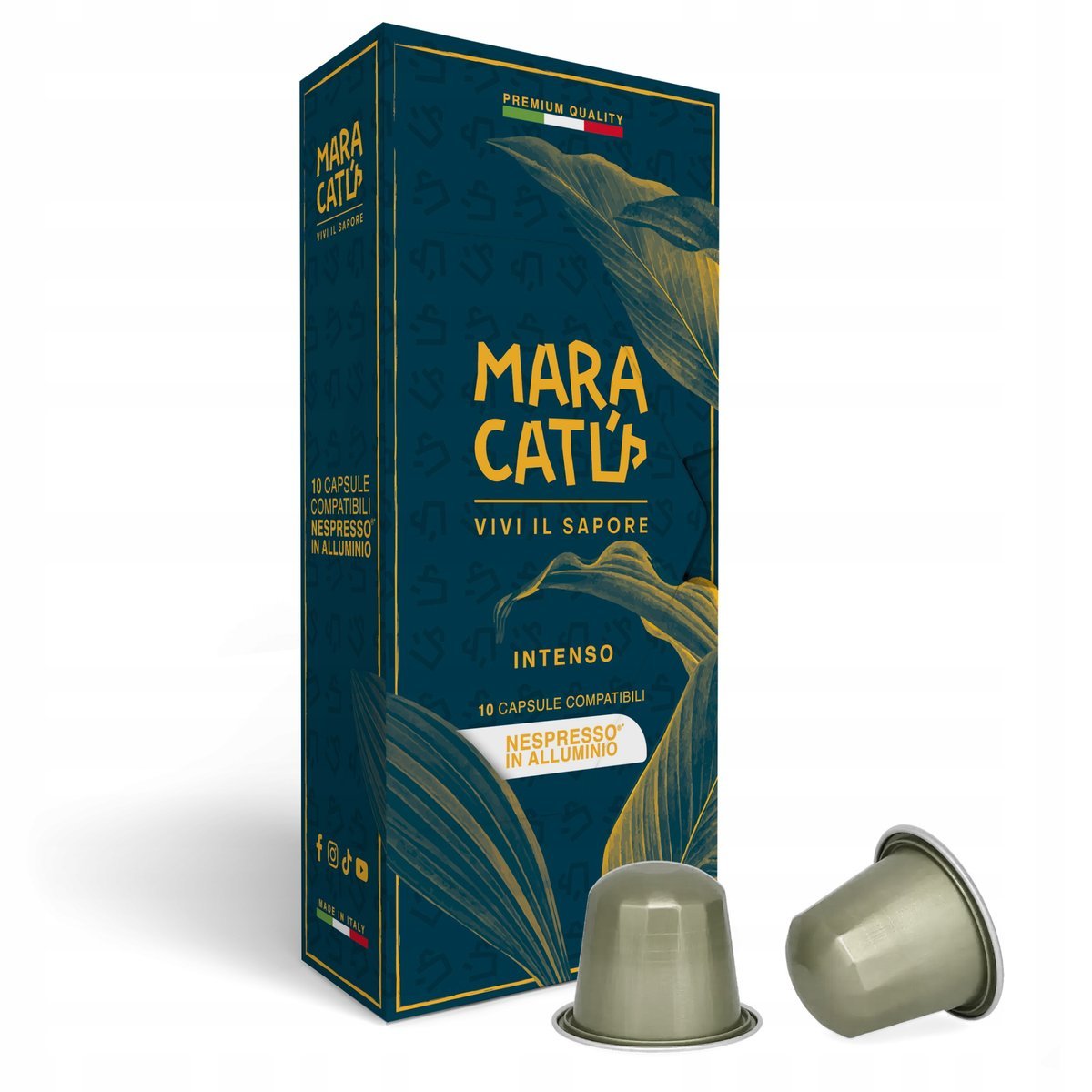 Kapsułki Kompatybilne z Nespresso ALUMINIOWE 10 szt. INTENSO MARACATU Kawa
