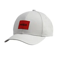 Czapki i chusty sportowe męskie - Czapka z daszkiem bejsbolówka Hugo Boss Baseball X 581-RL Szara - 50492745-050 - miniaturka - grafika 1