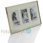Ramki na zdjęcia - Ramka galeria metalowa 15 (galeria na 3 zdjęcia 10x15 cm) - miniaturka - grafika 1