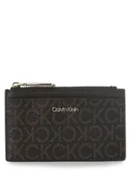 Portfele - Calvin Klein - Damskie etui na karty, brązowy - miniaturka - grafika 1