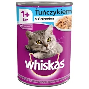 Whiskas Puszka Tuńczyk w Galarecie 400g - Mokra karma dla kotów - miniaturka - grafika 4