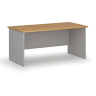 Biurka - Biurko proste PRIMO GRAY, 1600 x 800 mm, szary/buk - miniaturka - grafika 1