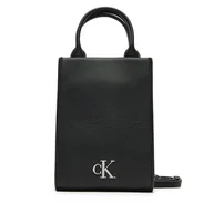 Etui i futerały do telefonów - Torebka na telefon Calvin Klein Jeans K60K613050 Czarny - miniaturka - grafika 1