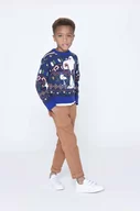 Swetry dla chłopców - Marc Jacobs sweter dziecięcy kolor granatowy lekki - miniaturka - grafika 1