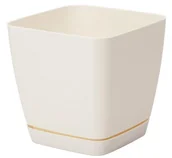 Donice - Doniczka Z Podstawką 15 Cm Toskana Kremowa 0525 - miniaturka - grafika 1