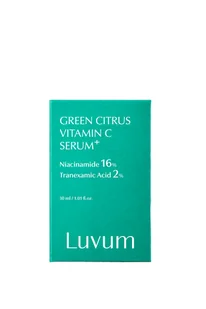 LUVUM GREEN CITRUS VITAMIN C SERUM + Rozjaśniające serum do twarzy z witaminą C i kwasem traneksamowym 30 ml - Serum do twarzy LUVUM GREEN CITRUS VITAMIN C SERUM + Rozjaśniające serum do twarzy z witaminą C i kwasem traneksamowym 30 ml - Serum do twarzy - miniaturka - grafika 1