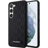 Etui i futerały do telefonów - Oryginalne Etui SAMSUNG GALAXY S24+ Karl Lagerfeld Hardcase Saffiano Mono Metal Logo (KLHCS24MSAKLHPK) czarne - miniaturka - grafika 1